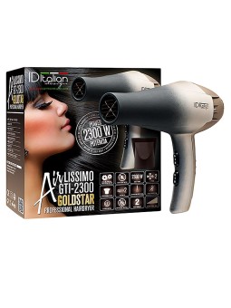 Id Italian AIRLISSIMO GTI 2300 Gold Star Hair Dryer