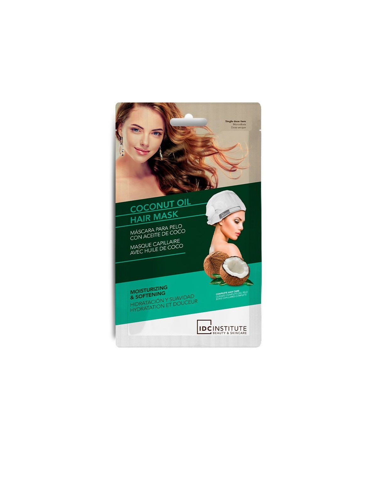 Maschera per Capelli con Olio di Cocco 40g: Nutrizione e Idratazione Profonde per Capelli Donna
