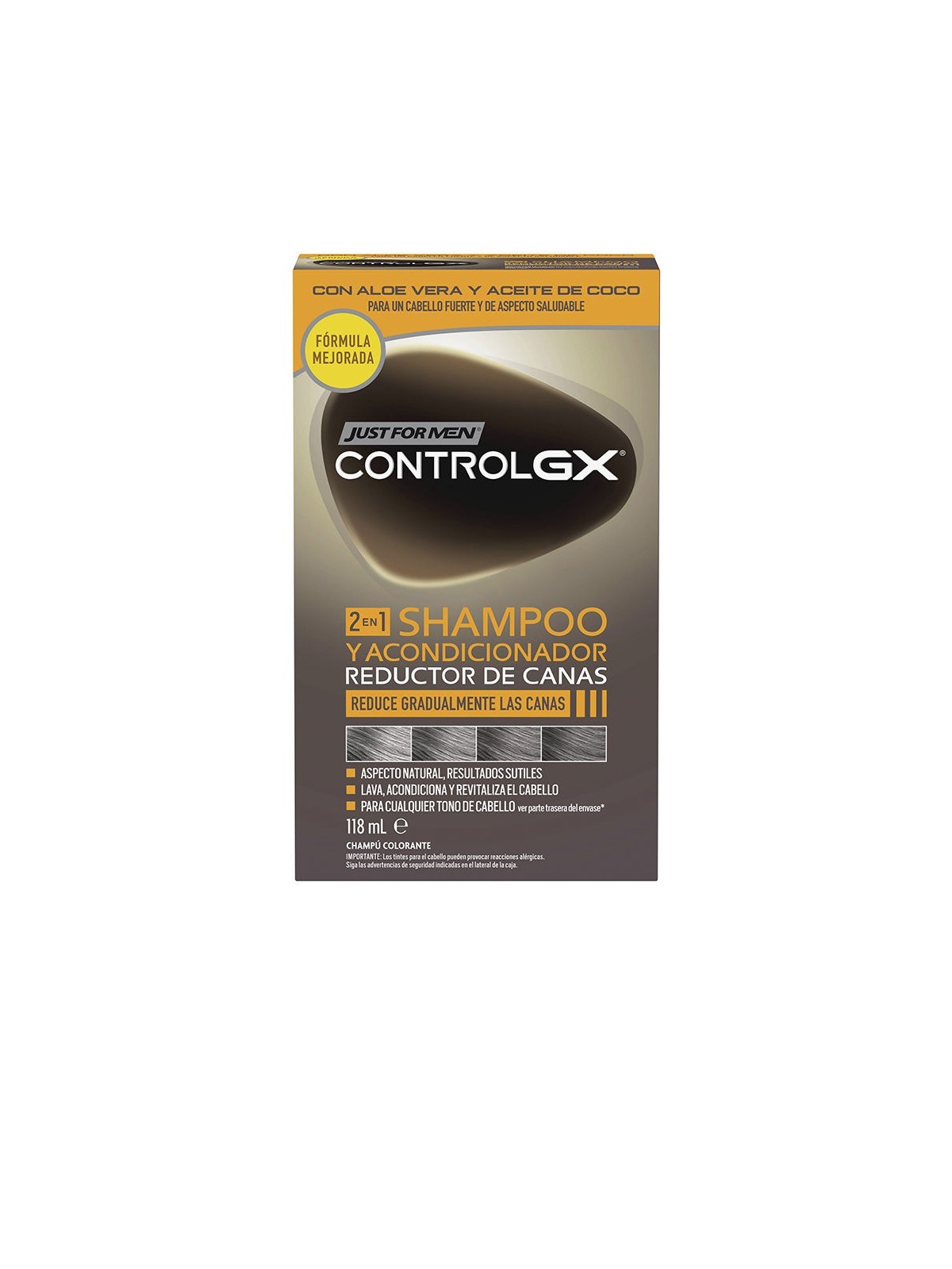 Shampoo Riduttore di Grigi con Balsamo 118ml Uomo