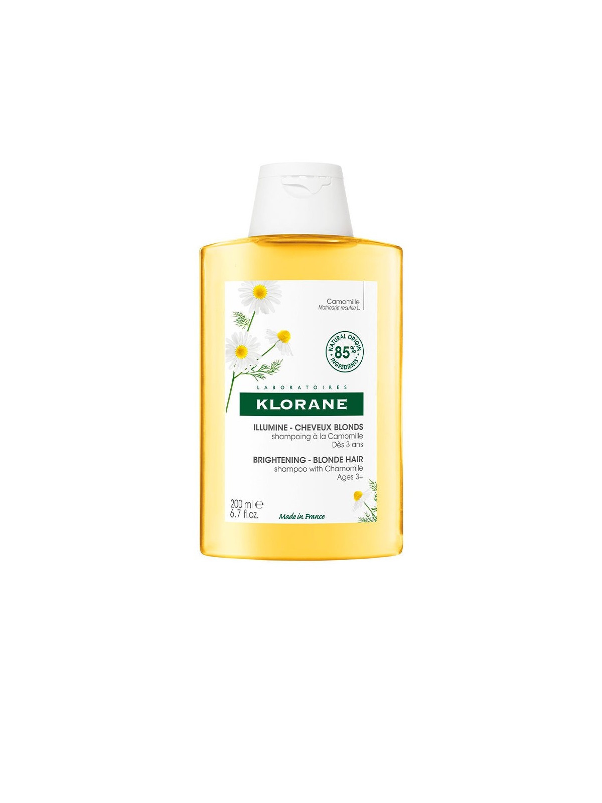 Shampoo Schiarente alla Camomilla Shampoo illuminante dai riflessi biondi 200ml