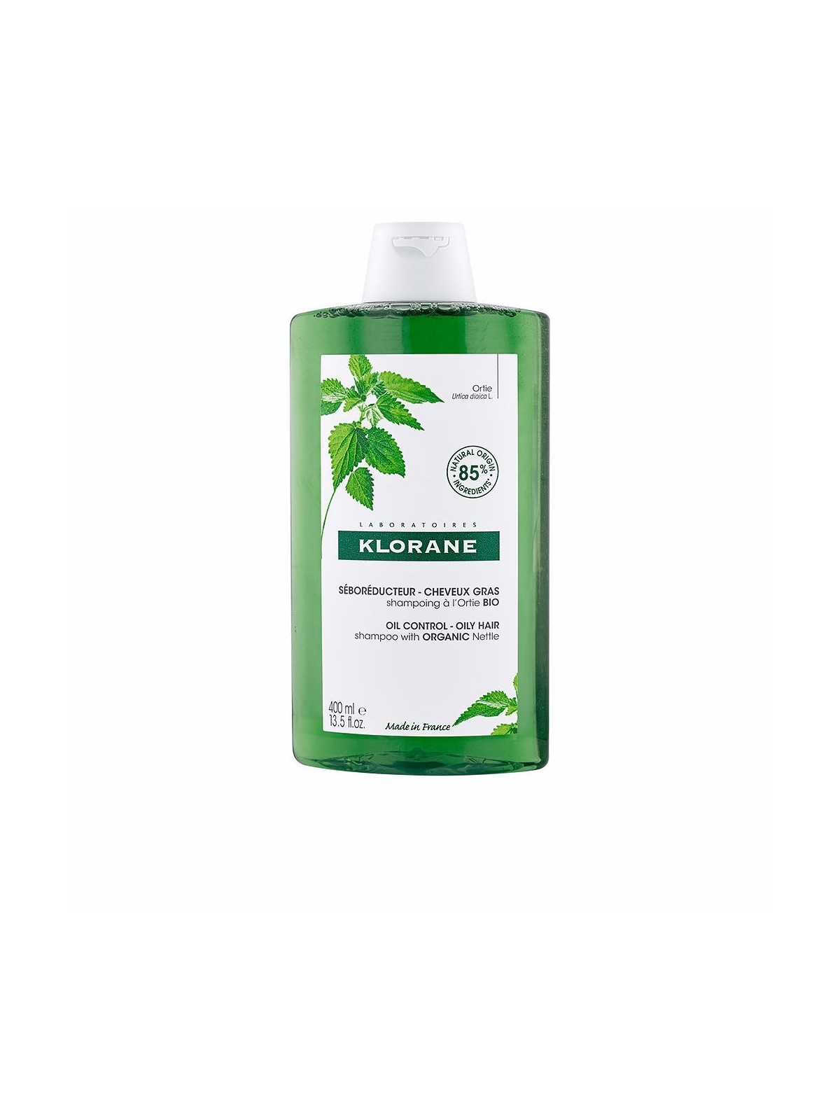 Shampoo Klorane Controllo Sebo Con Ortica 400ml Per Capelli Grassi