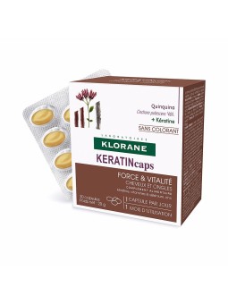 Integratore Klorane A LA KERATIN per capelli e unghie