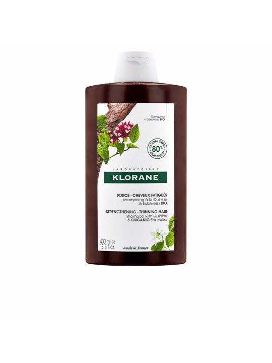 Klorane Strenghtening Shampoo With Quinine & Org. Edelweiss 400ml