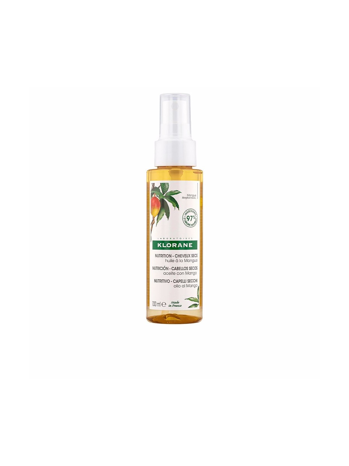 Olio Nutriente al Mango per Capelli Secchi 100ml