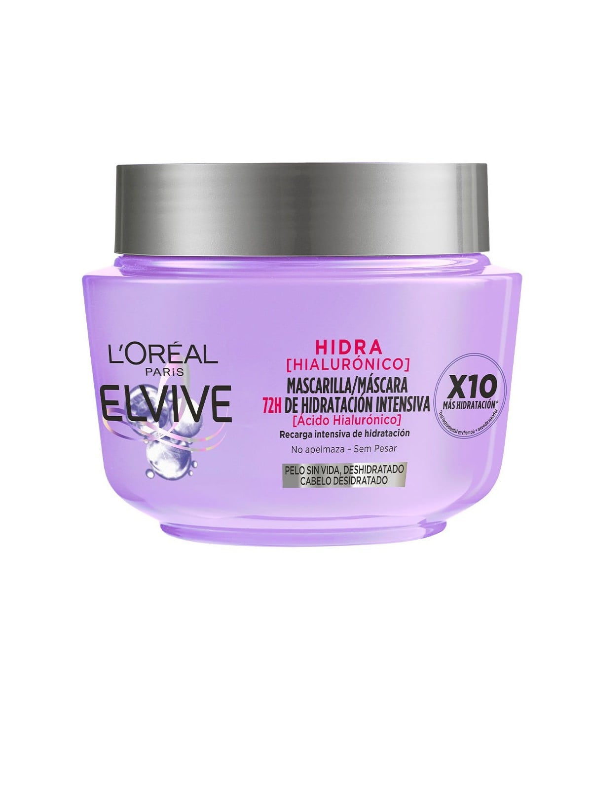 Maschera 72h idratazione donna L'Orï¿½ï¿½al Paris ELVIVE IDRA IALURONICO 300ml