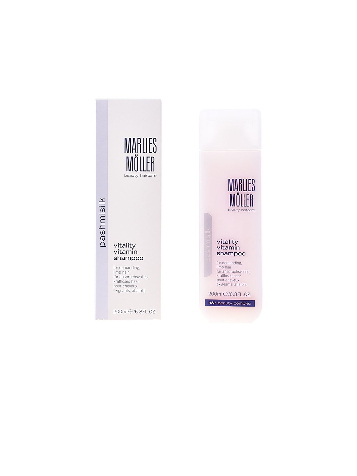 Marlies Mller Pashmisilk Vitality Vitamin Shampoo Shampoo nutriente donna 200ml