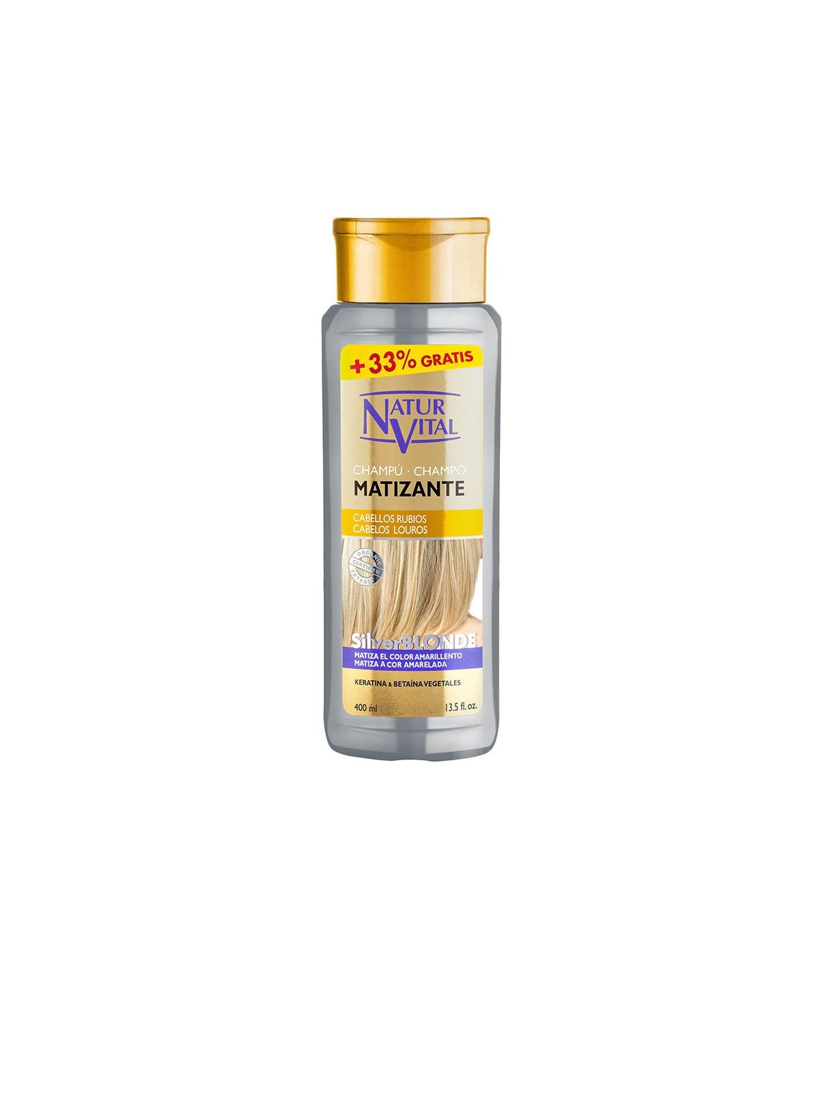 Shampoo MATIZANTE Biondo Argento 400ml per Donna