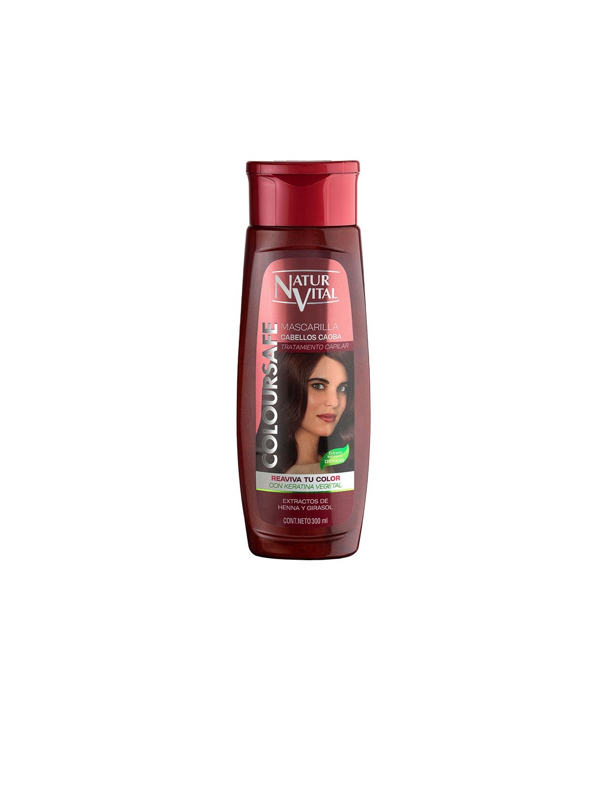 Natur Vital MASCARILLA COLOURSAFE mogano 300ml unisex
