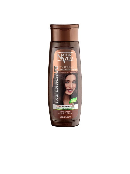 Natur Vital MASCHERA COLOURSAFE castano 300ml unisex