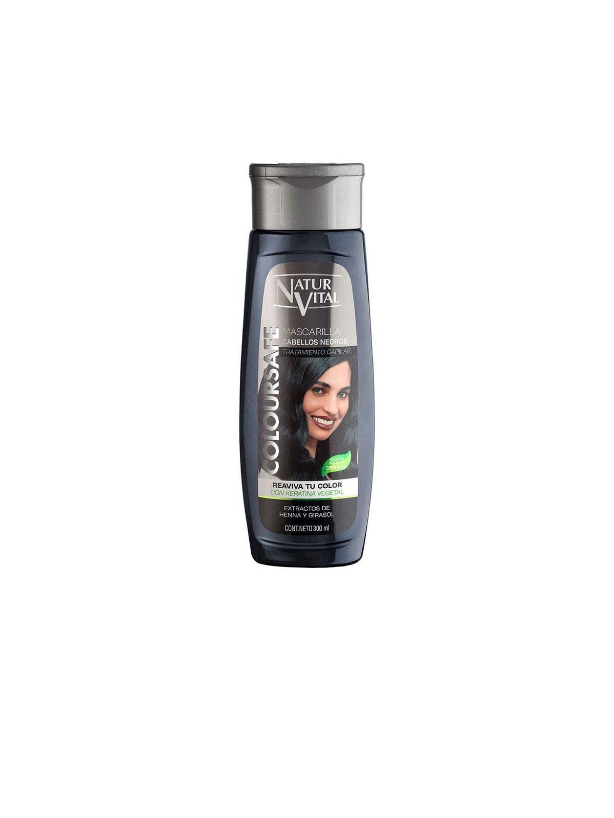 Maschera ColorSafe Natur Vital nero 300ml unisex
