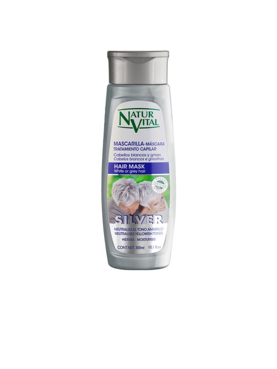 Natur Vital MASCARILLA SILVER per capelli bianchi o grigi 300ml donna