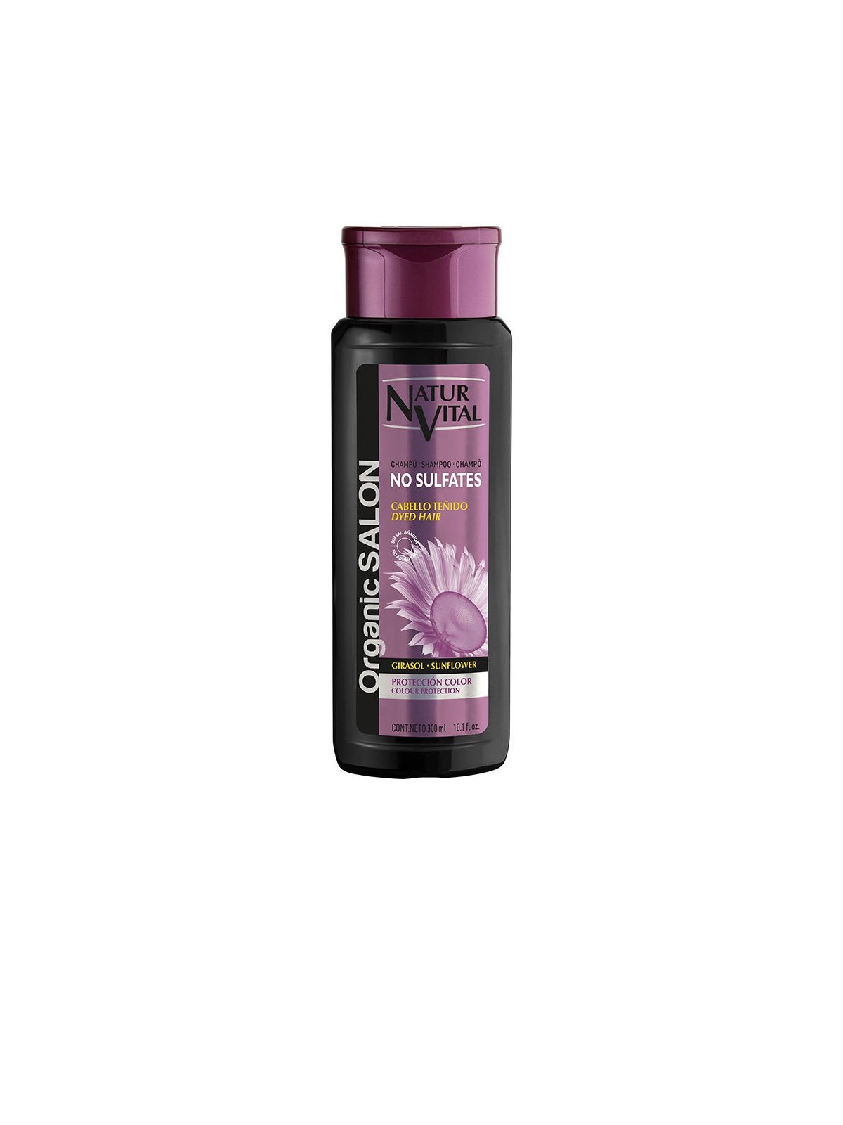 Natur Vital ORGANIC SALON shampoo senza solfati protezione colore unitV 300ml unisex