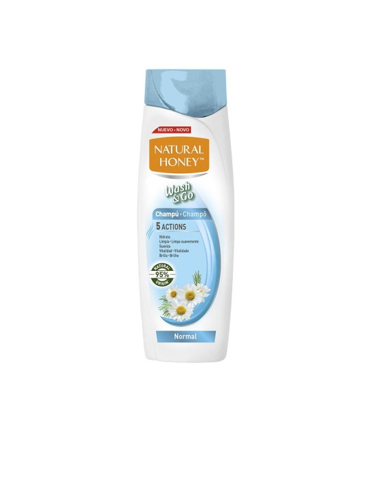Shampoo normale Natural Honey WASH and GO 400ml