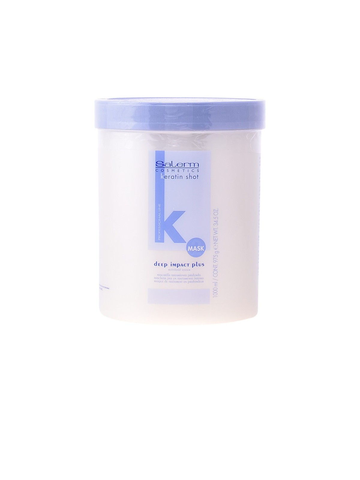 Salerm KERATIN SHOT maschera ad alto impatto plus 1000ml unisex