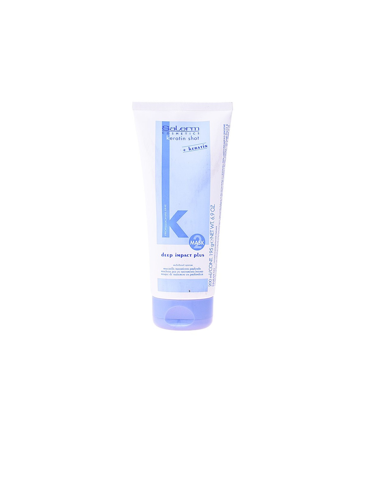 Salerm KERATIN SHOT maschera impatto profondo plus 200ml unisex