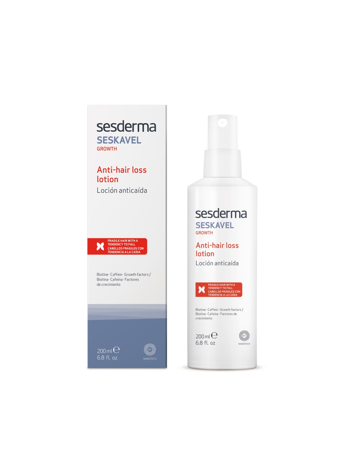 AntiCaduta dei Capelli Seskavel 200 ml donna