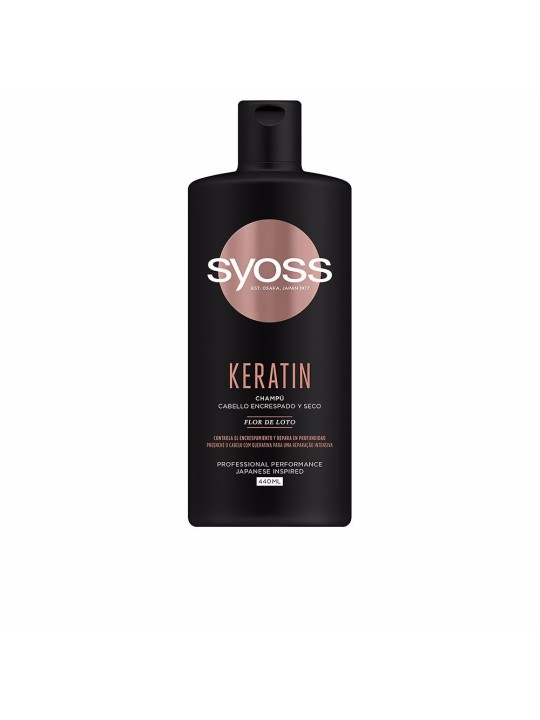 Syoss KERATIN shampoo per capelli crespi e secchi 440ml unisex
