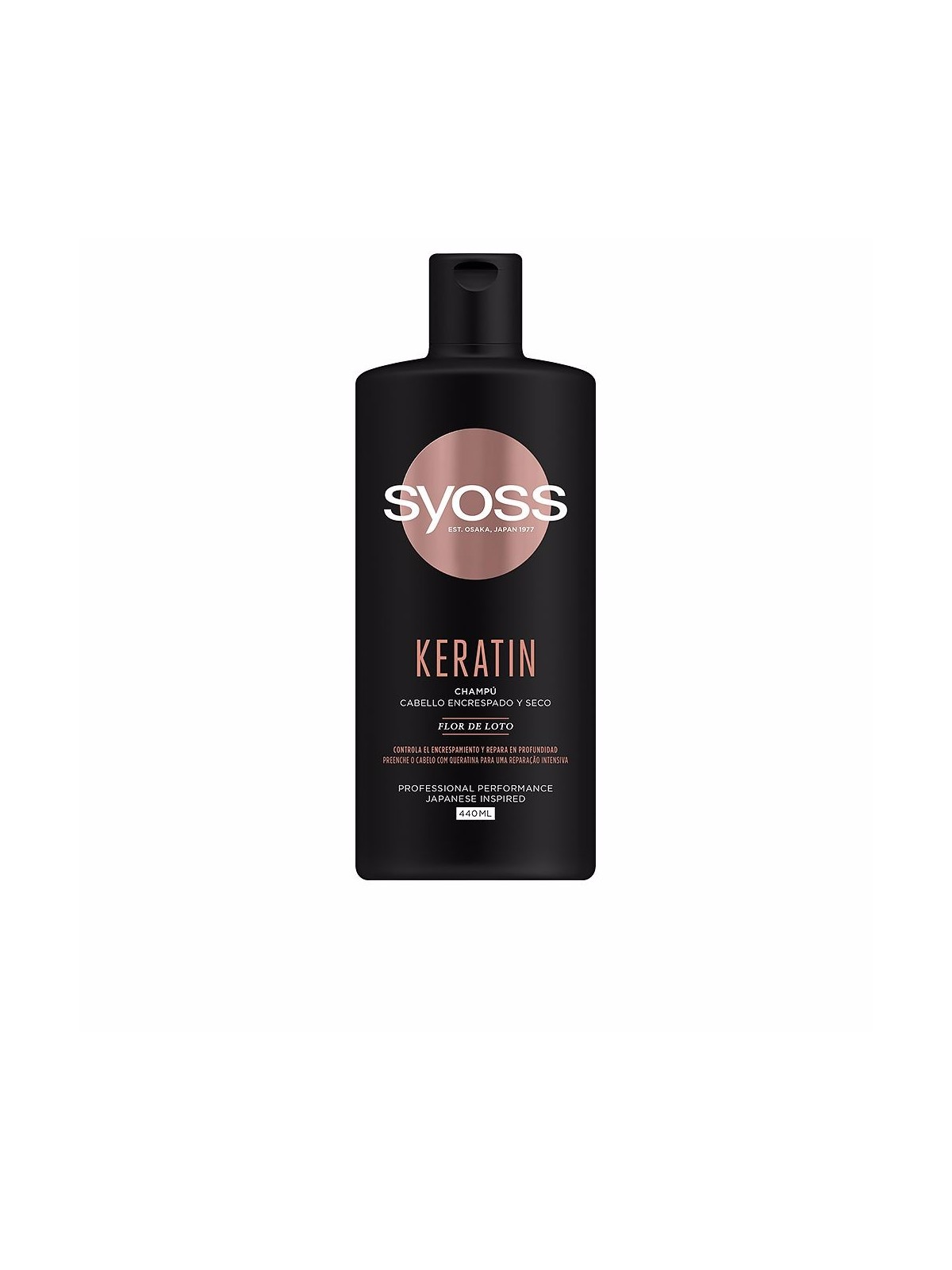 Syoss KERATIN shampoo per capelli crespi e secchi 440ml unisex