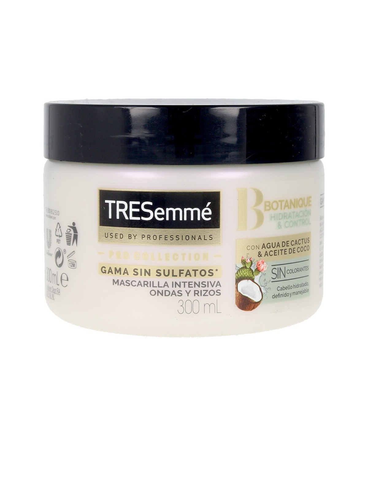 Maschera Capelli TRESemmï¿½ï¿½ BOTANIQUE ACQUA CACTUS e COCO 300ml Unisex