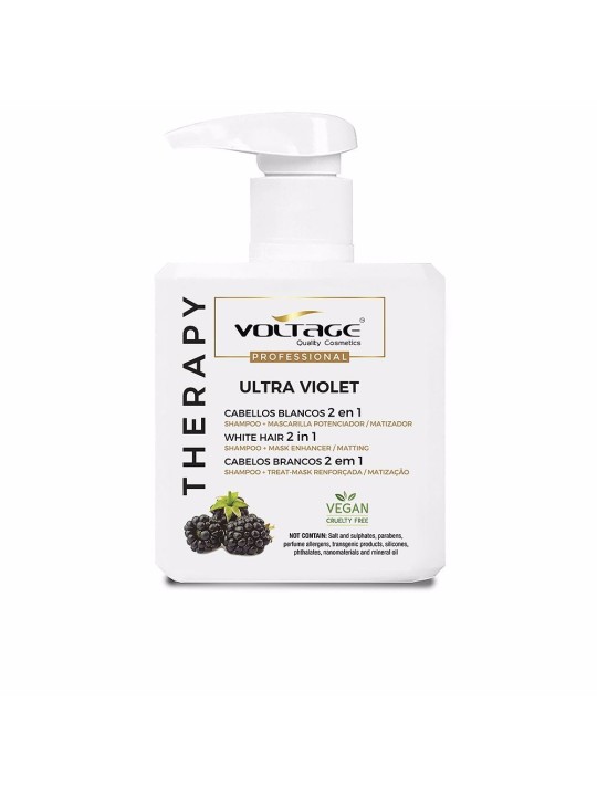 Voltage Cosmetics THERAPY ULTRA VIOLET per capelli bianchi 2in1 500ml Unisex
