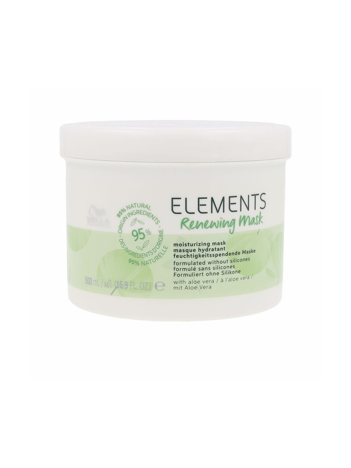 Wella Elements - Renewing Mask donna 500ml Without Silicones Wella Professionals www.essenzetotalstyle.com 