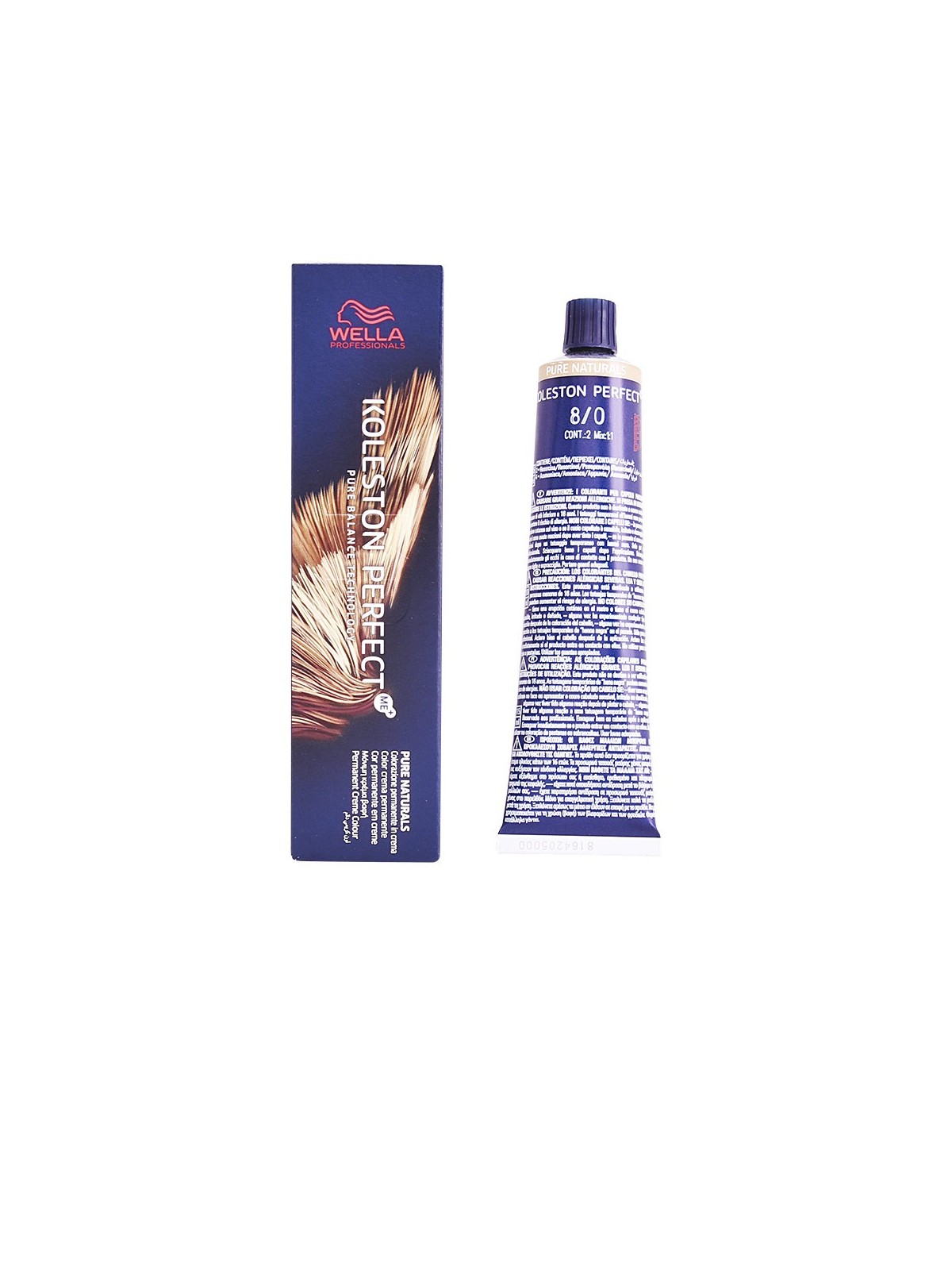 Wella KOLESTON PERFECT ME  PURE NATURALS 8/0 60ml