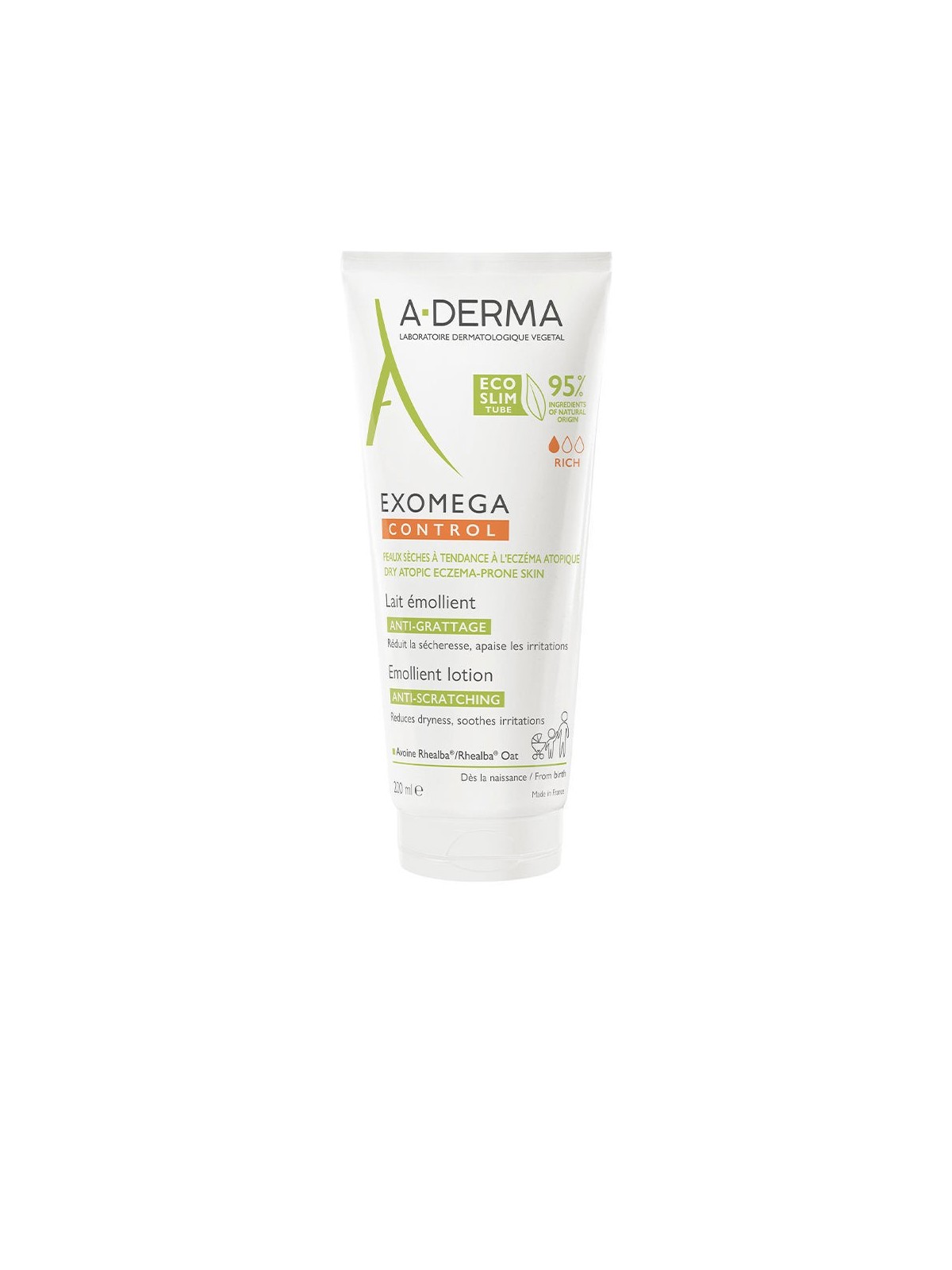 A-Derma Exomega Control Emollient Lotion 200ml