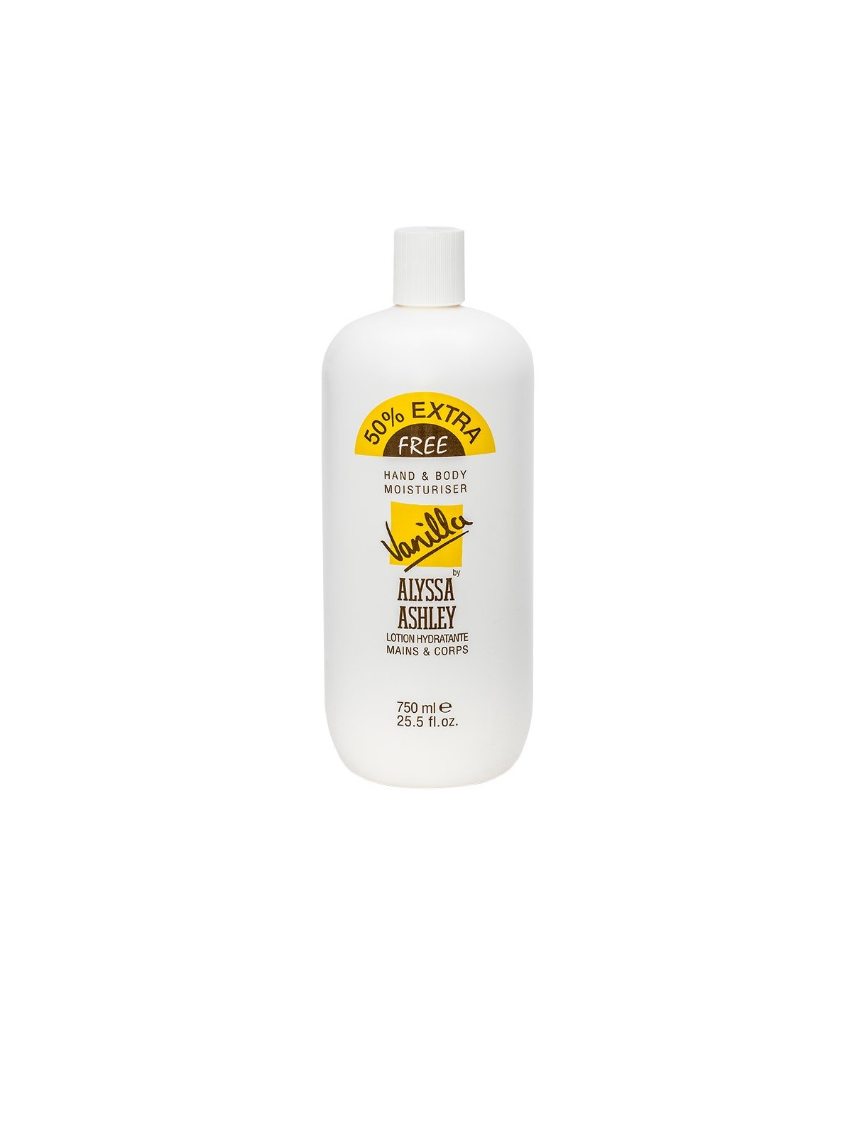 Idratante per mani e corpo Alyssa Ashley VANILLA 750ml