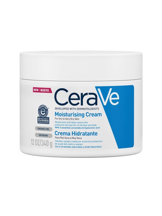 CeraVe Moisturising Cream unisex 340g For Dry To Very Dry Skin
