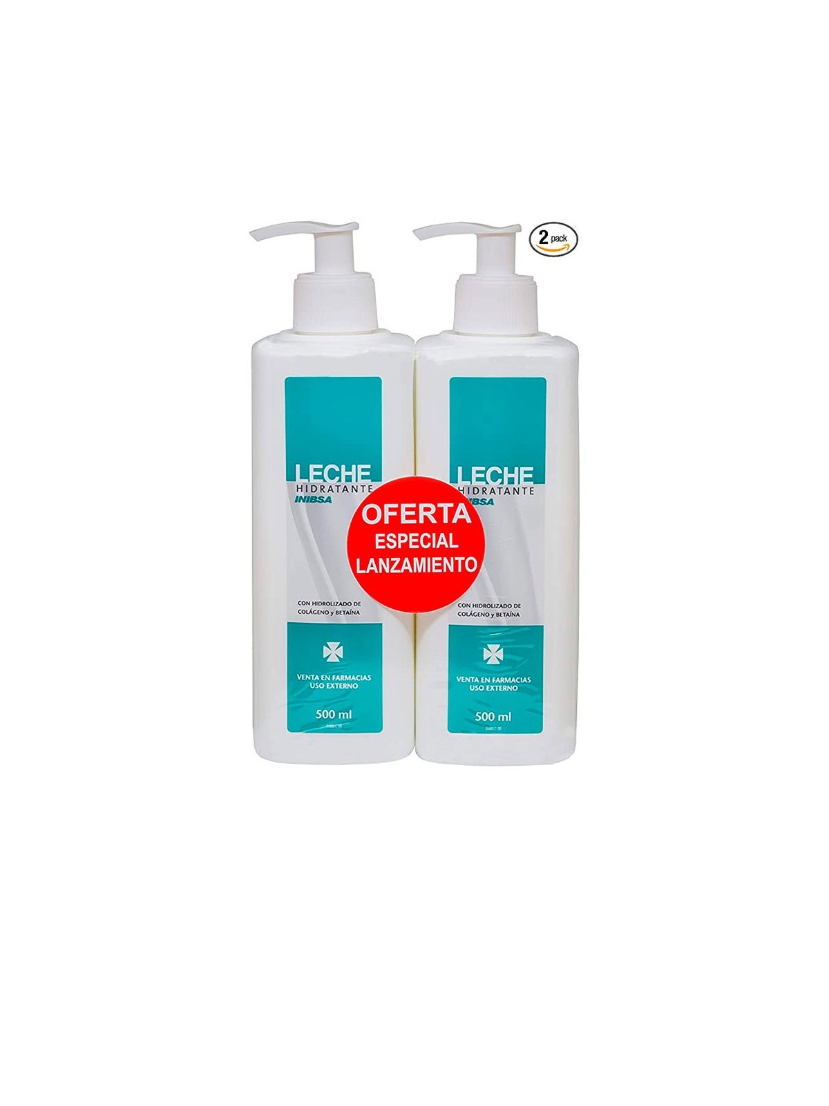 Inibsa LATTE IDRATANTE dermatologico 2 x 500ml unisex