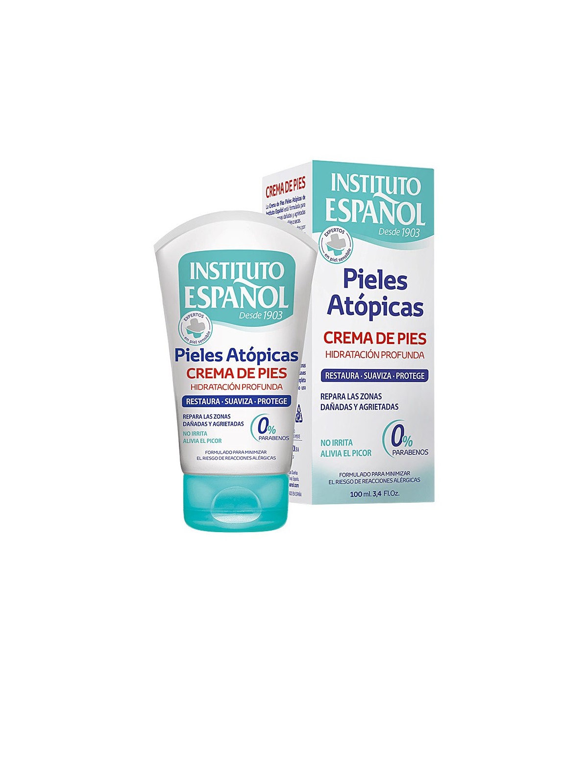 Crema idratante e riparatrice per piedi 100ml unisex