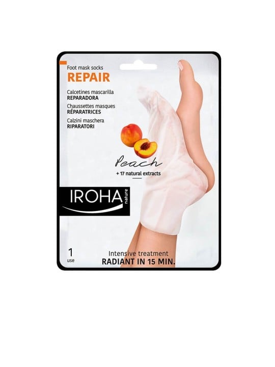Maschera per piedi Iroha PEACH riparatori 2 unitï¿½ï¿½ unisex