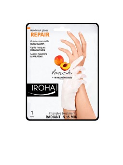 Iroha PEACH maschera per mani e unghie guanti riparatori 2 unit unisex