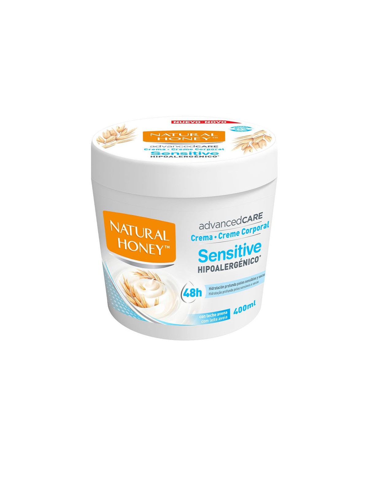 Crema Corpo Naturale Miele ADVANCEDCARE SENSITIVE 400ml Unisex