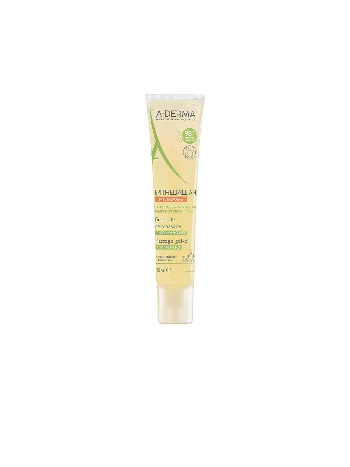 Gel-olio da massaggio A-derma EPITHELIALE A.H. 40ml Unisex