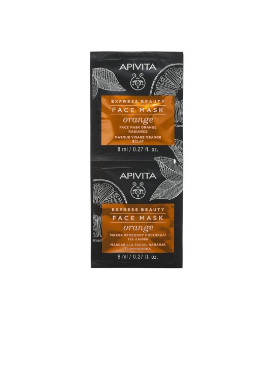 Apivita Express Beauty Face Mask Set 16ml 2x8ml - Orange