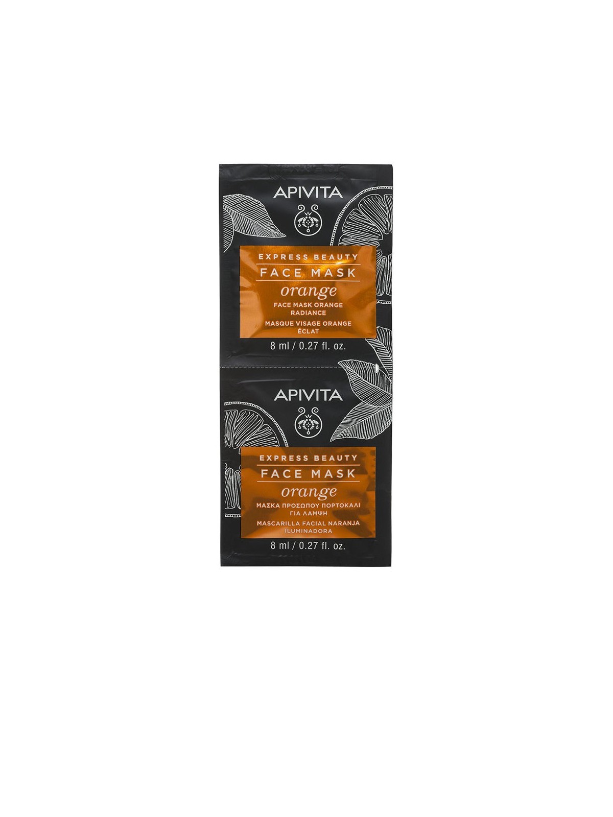 Apivita Express Beauty Face Mask Set 16ml 2x8ml - Orange