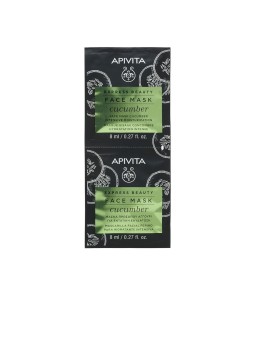 Apivita EXPRESS BEAUTY maschera idratante intensiva con cetriolo 2 x 8ml
