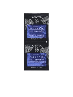 Maschera idratante e antiinquinamento Apivita 2 x 8ml