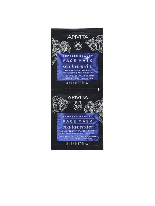 Maschera idratante e antiinquinamento Apivita 2 x 8ml