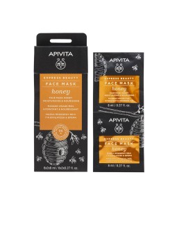 Maschera idratante e nutriente con miele Apivita 2 x 8ml