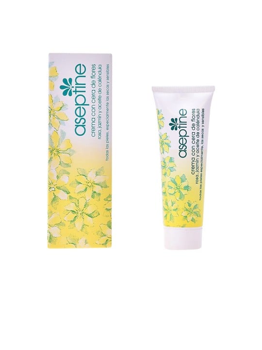 Crema con cera di fiori per una pelle idratata