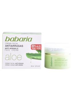 Crema viso naturale antirughe aloe 50ml donna