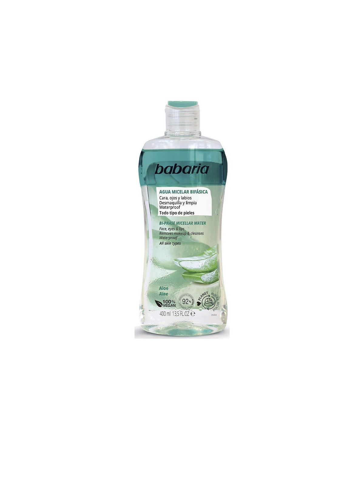 Acqua micellare bifase Babaria aloe vera 400ml