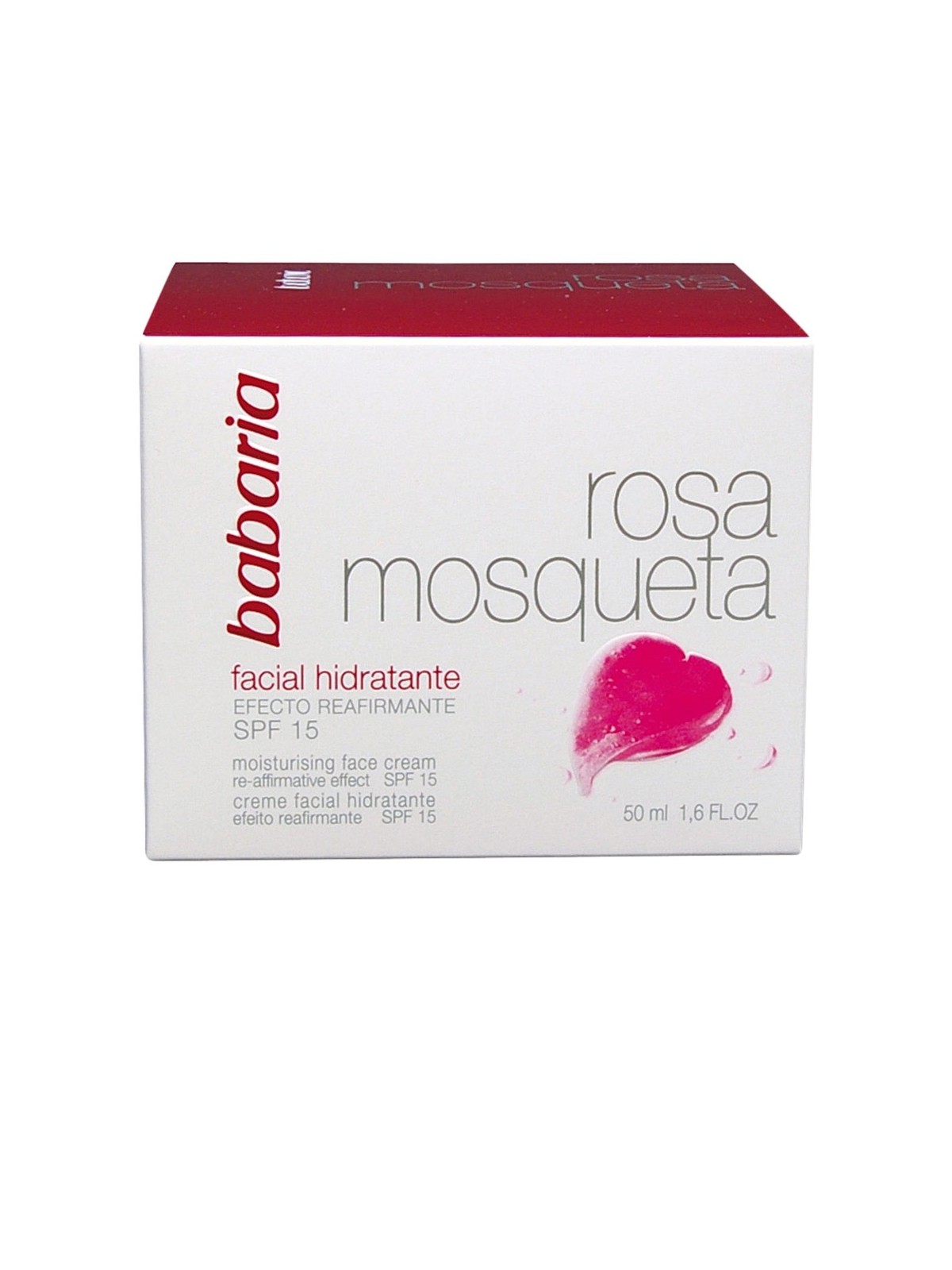 Crema viso rosa mosqueta idratante e rassodante SPF15 50ml