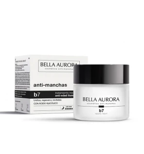 Bella Aurora B7 antimacchia rigenerante schiarente notte