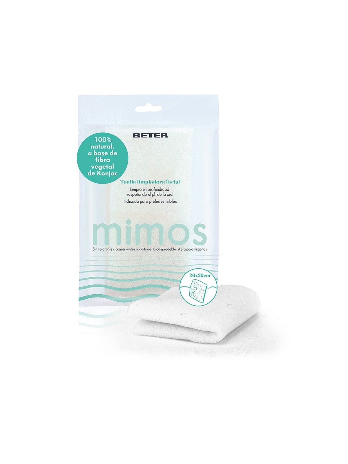 Beter KONJAC TOWEL Panno Detergente VisoMimos 1 unit unisex