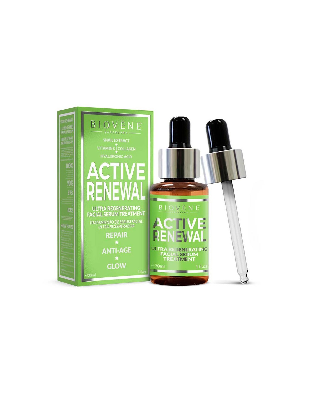 Biovï¿½ï¿½ne ACTIVE RENEWAL ULTRA face serum 30ml