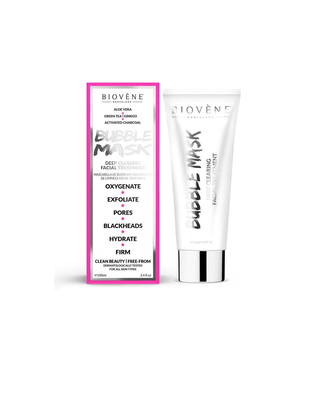 Biovï¿½ï¿½ne BUBBLE MASK deep cleansing facial treatment 100ml