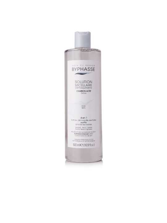 Byphasse SOLUZIONE MICELLARE struccante con carbone attivo 500ml donna Byphasse www.essenzetotalstyle.com 